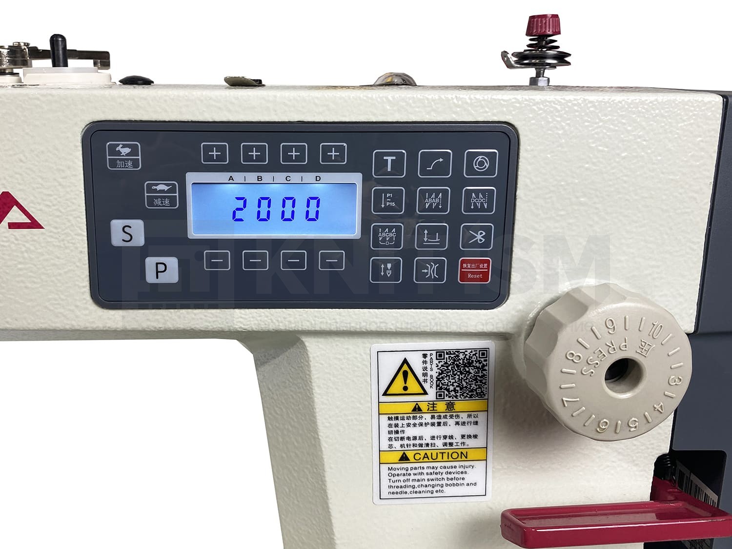 Промышленная прямострочная швейная машина с двойным продвижением Aurora A-0302-D3 + стол обрезка,зак