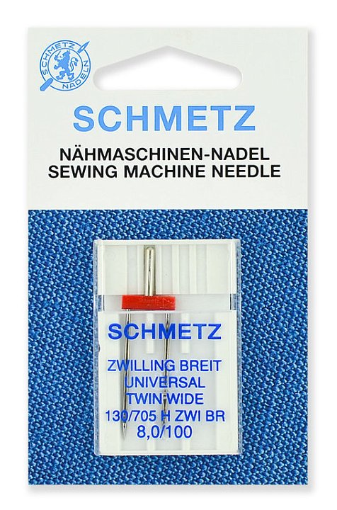 Иглы Schmetz Twin унив. №100/8.0