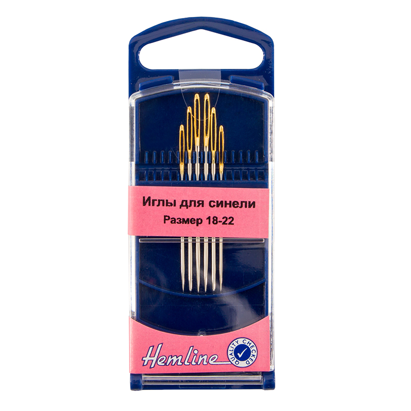 285G.1822 Иглы ручные для синели №18-22 6шт