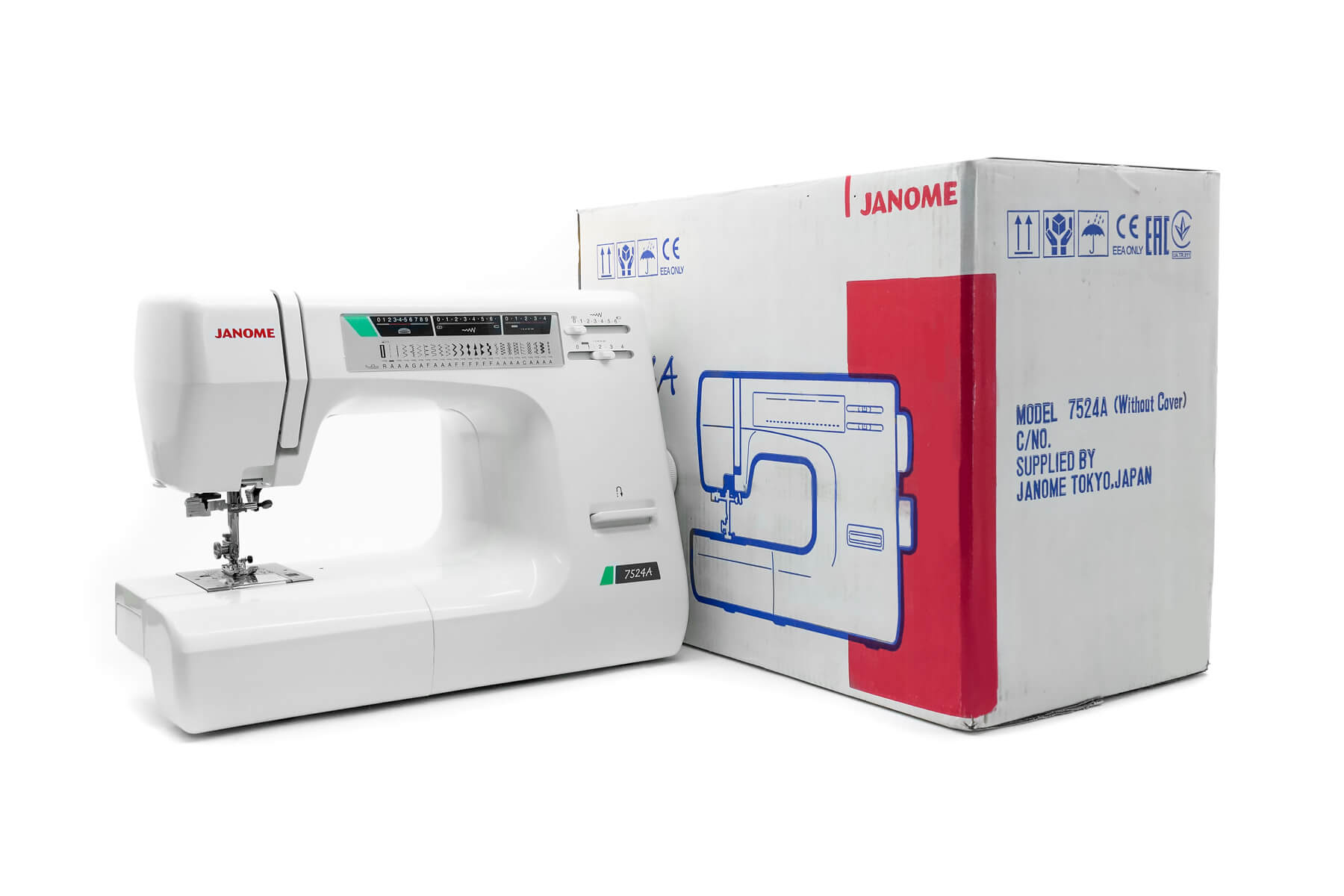  Бытовая швейная машина Janome 7524а Япония