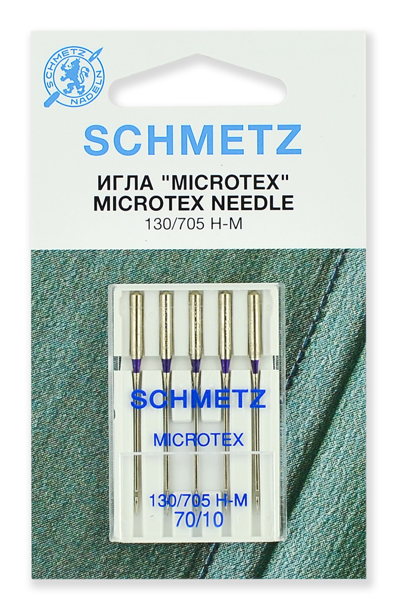 Иглы Schmetz Microtex №70