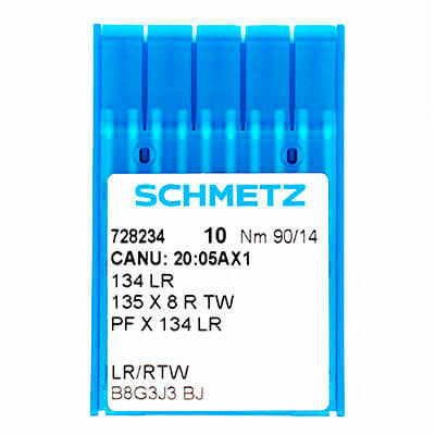 Иглы для пром.машины Schmetz DPx5 №90 кожа (LR)