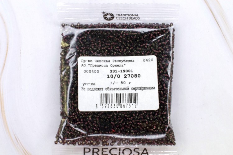 Бисер Preciosa 27080, 10гр
