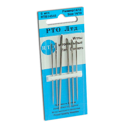 RTB14548 Иглы штопальные размер 14/18 6игл