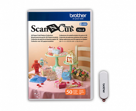 Набор шаблонов для 3D поделок из бумаги, арт.CAUSB4