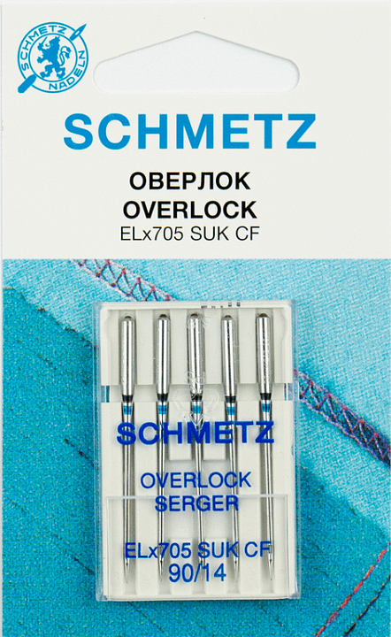 Иглы Schmetz ELx705 SUK №90