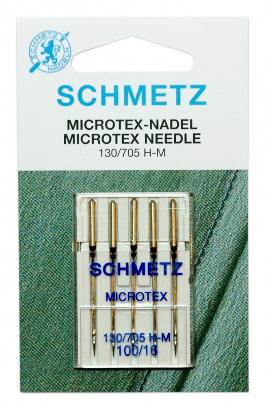 Иглы Schmetz Microtex №100