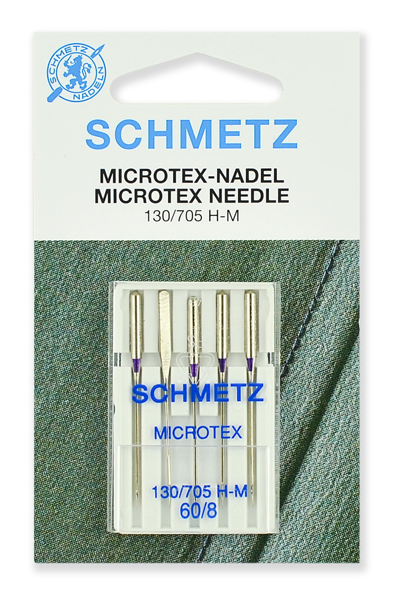 Иглы Schmetz Microtex №60