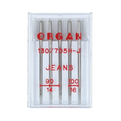 Иглы Organ Jeans №90(3); 100(2)