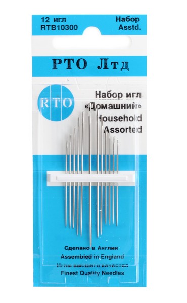 RTB10300 Набор игл "Домашний" ассорти 12игл
