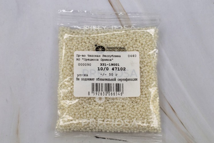 Бисер Preciosa 47102, 10гр
