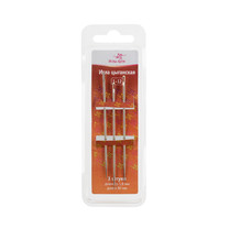 Иглы для шитья ручные "АРТИ" цыганские 3 шт. в блистере d 1,8 мм