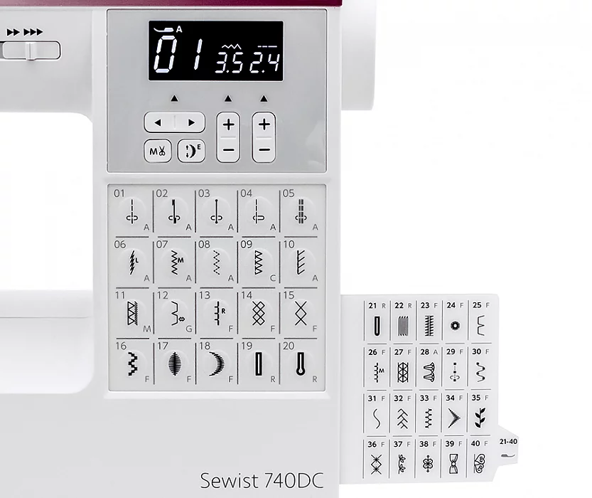 Бытовая швейная машина Janome Sewist DC740, Япония