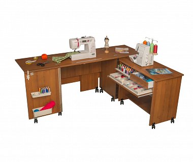 Стол для швейной машины и оверлока Комфорт-7