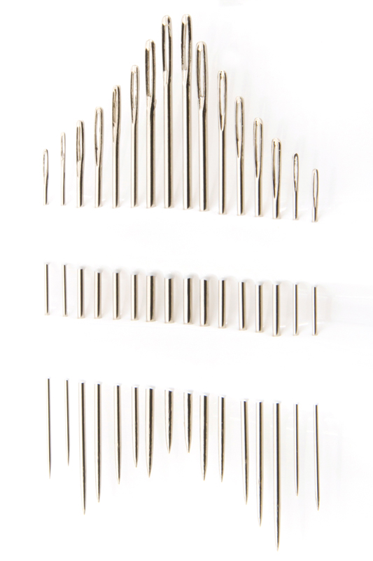 200.510 Иглы ручные для вышивания с острым кончиком № 5-10 16шт