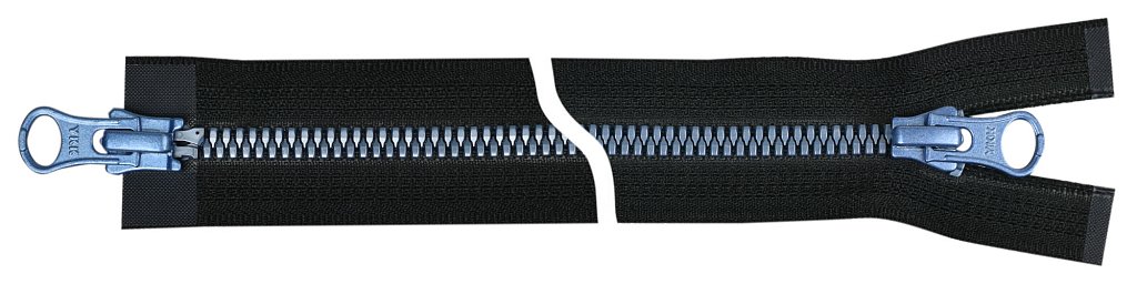 Молния трактор Metalux, разъем, двухзамк, Тип5, 60см, цв. Blue 580