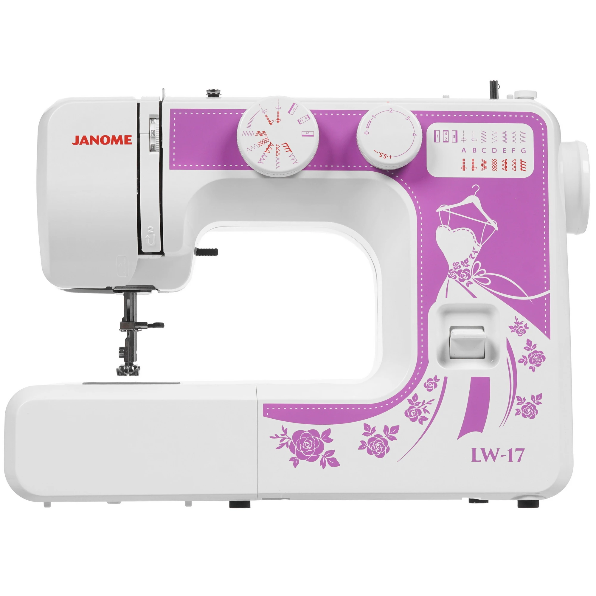 Бытовая швейная машина Janome LW-17, Япония