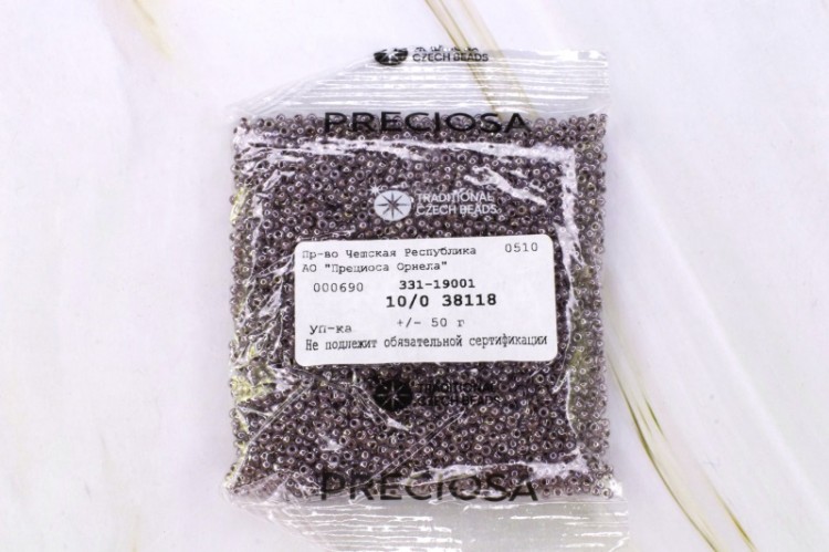 Бисер Preciosa 38118, 10гр