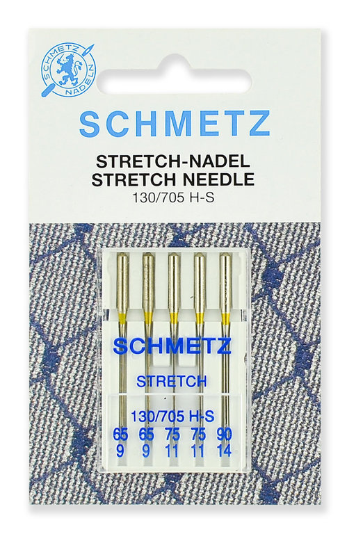 Иглы Schmetz Stretch №65(2); 75(2); 90(1)