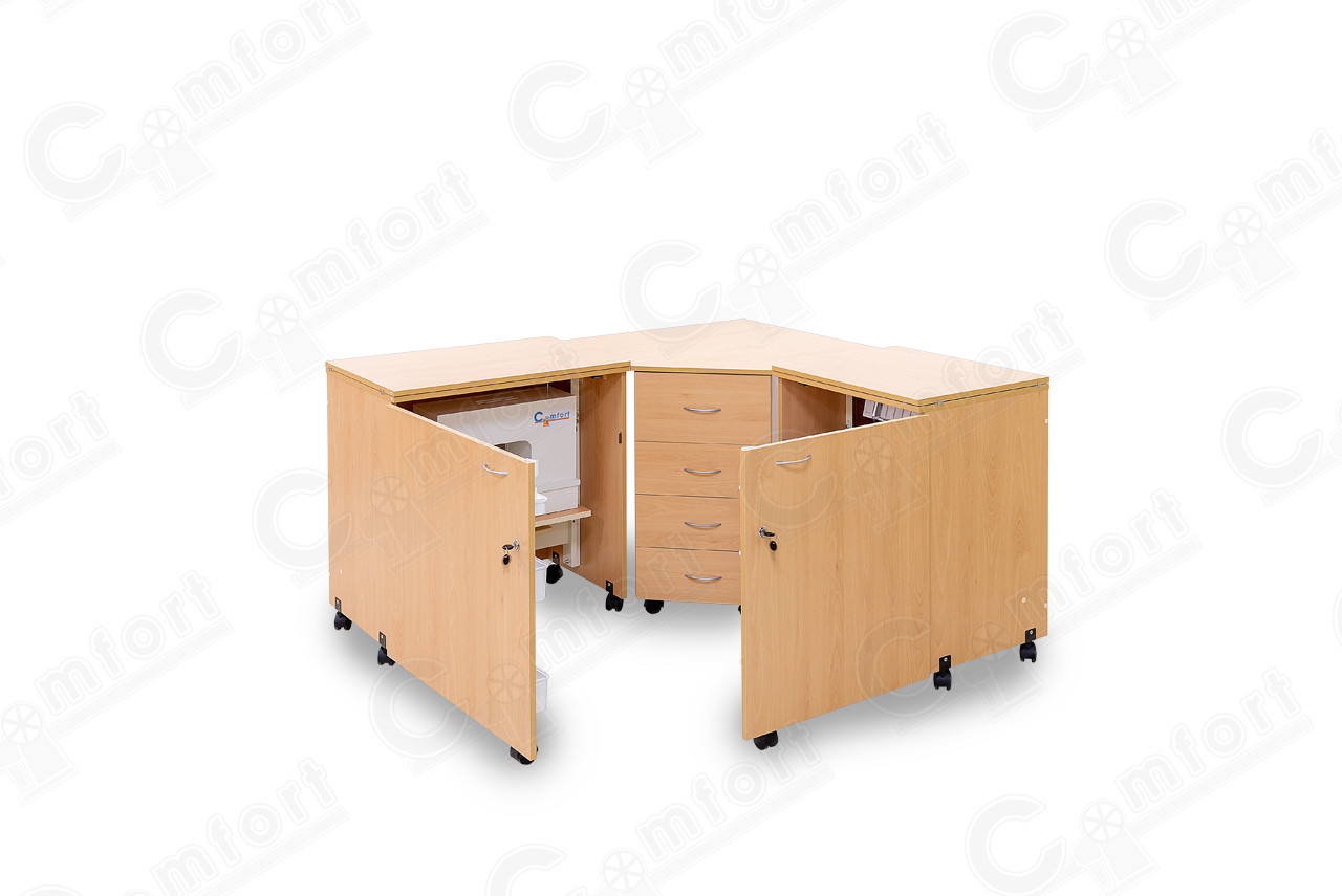 Стол для швейной машины и оверлока Комфорт-6