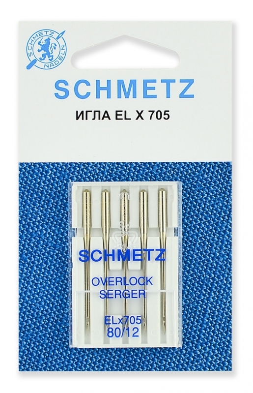 Иглы Schmetz ELx705 CF №80